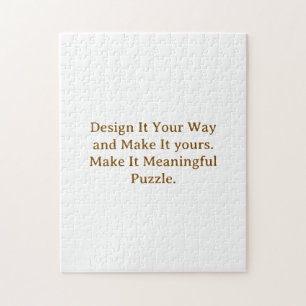 Create Your Personalise 11" x 14", 252 pieces Jigsaw Puzzle