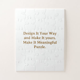 Create Your Personalise 11" x 14", 30 Pices Jigsaw Puzzle