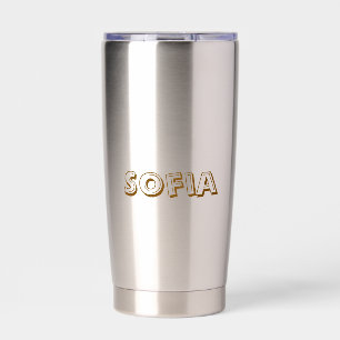 Create Your Personalise 20 oz Silver Insulated Tumbler