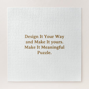 Create Your Personalise 20" x 20", 676 pieces Jigsaw Puzzle