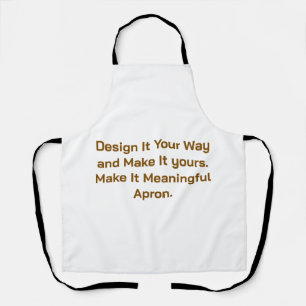 Create Your Personalise 26"x30"  Apron