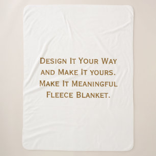 Create Your Personalise 30"x40" Sherpa Blanket
