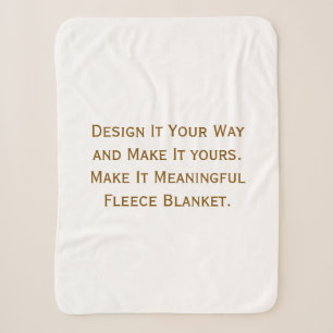Create Your Personalise 30"x40" Sherpa Blanket