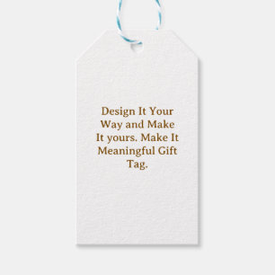 Create Your Personalise 3.5"l x 2"w Gift Tags
