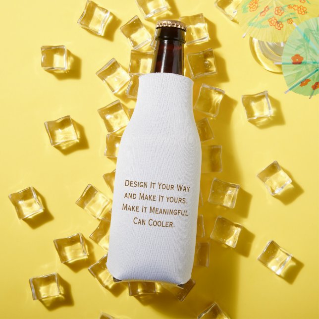 Create Your Personalise 3" D x 7" H Bottle Cooler (In Situ Summer)