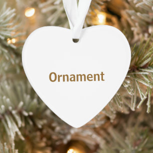 Create Your Personalise 3"l x 2.8"w x .187"d Ornament