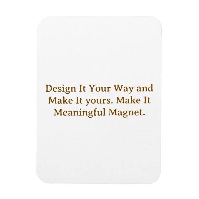 Create Your Personalise 3" x 4" Magnet (Vertical)