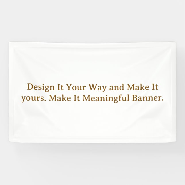 Create Your Personalise 3' x 5' Banner (Horizontal)