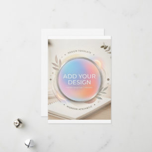 Create your personalise 4.5" x 6.25" Squared Holiday Card