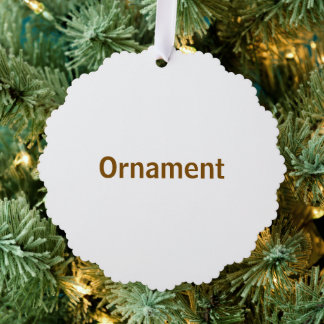 Create Your Personalise 5.25" x 5.25" Tree Decoration Card