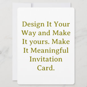 Create Your Personalise 6.5" x 8.75" Rounded Invitation
