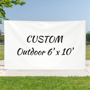 create your personalise 6' x 10' outdoor banner