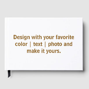 Create Your Personalise 9" x 6" Guest Book