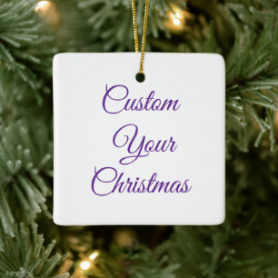 create your personalise charisma's ceramic ornament
