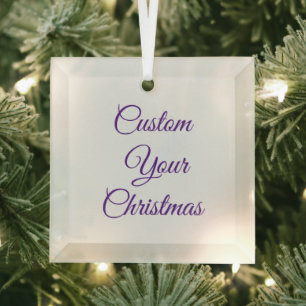 create your personalise charisma's Metal Circle Glass Tree Decoration