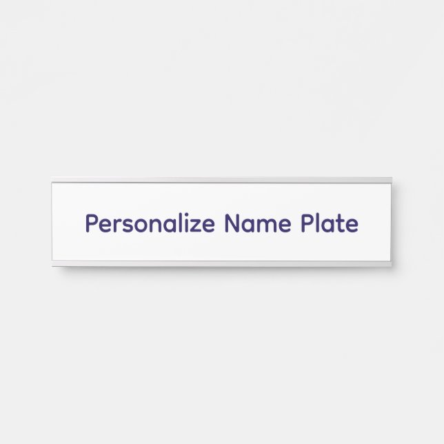 Create Your Personalise  Door Sign (Front)