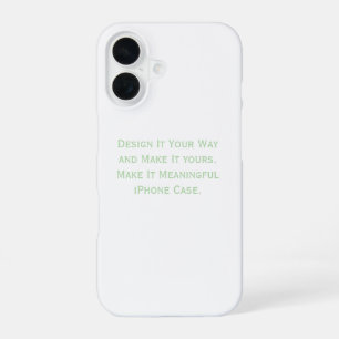 Create Your Personalise iPhone 16 Case