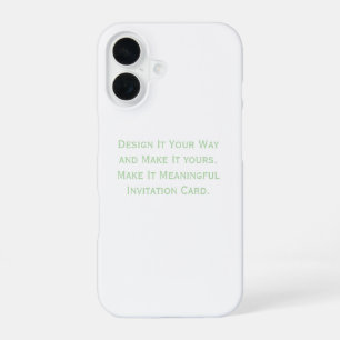 Create Your Personalise iPhone 16 Case