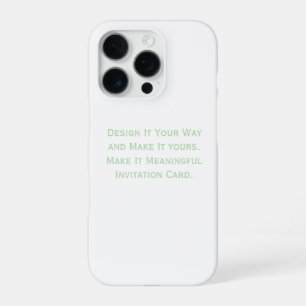 Create Your Personalise iPhone 16 Pro Case