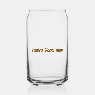 Create Your Personalise Printed Can Glass