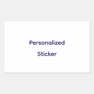 Create Your Personalise Rectangular Sticker