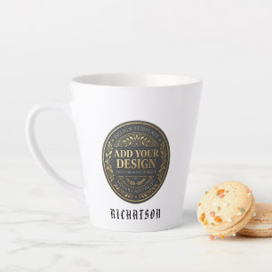 create your personalise simple latte mug