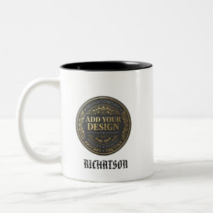 create your personalise simple Two-Tone coffee mug
