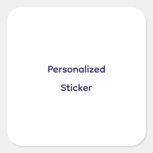 Create Your Personalise  Square Sticker