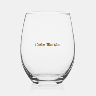 Create Your Personalise Stemless Wine Glass