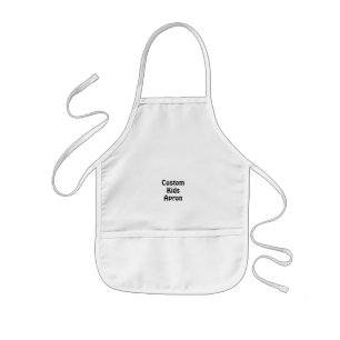 Create Your Personalised 20" x 15" White Kids Apron