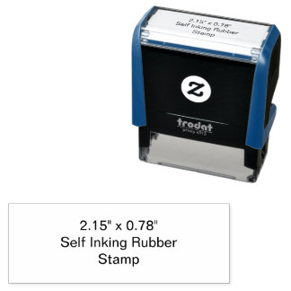 Create Your Personalised 2.15" x 0.78" Self-inking Stamp