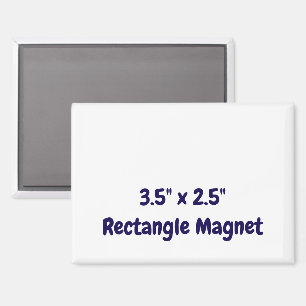 Create Your Personalised 3.5" x 2.5" Rectangle Magnet