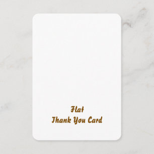 Create Your Personalised 3.5" x 5" Rounded Flat Thank You Card