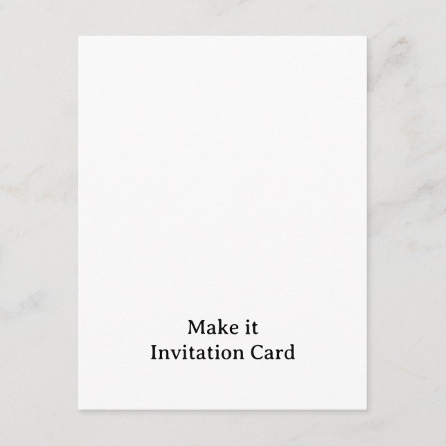Create Your Personalised 4.25" x 5.5" Squared Invitation (Front)