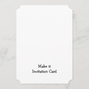 Create Your Personalised 5" x 7" Ticket Invitation