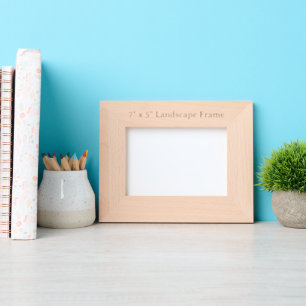 Create Your Personalised 7" x 5" Etched Frames