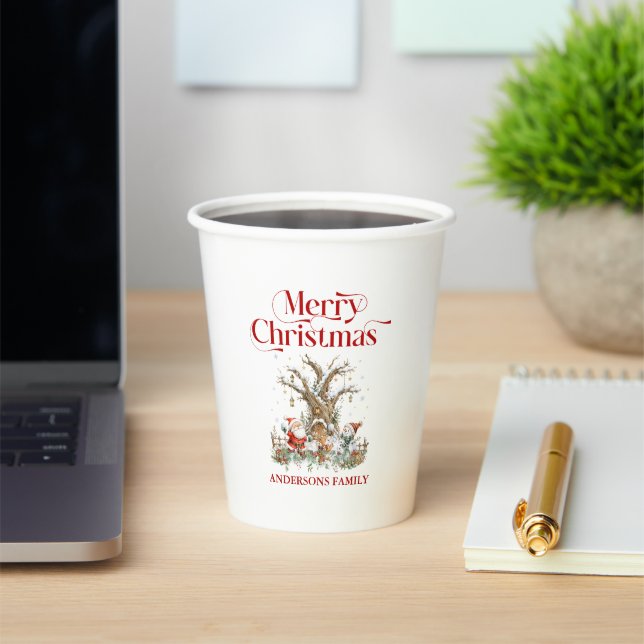 Create Your Personalised Christmas Paper Cups (Insitu)
