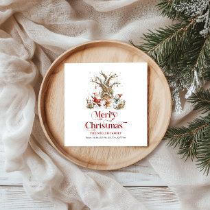 Create Your Personalised Christmas Paper Napkin