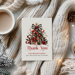 Create Your Personalised Christmas Thank You Card