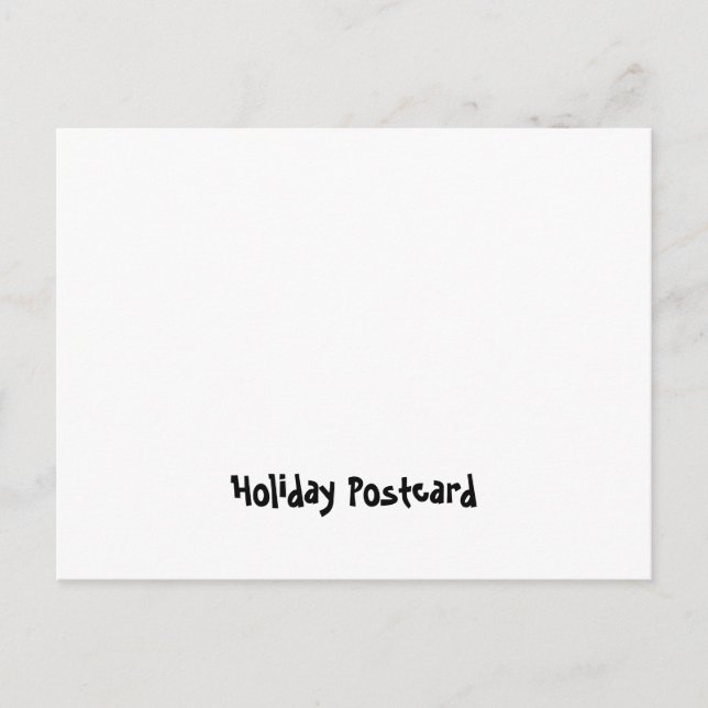 Create Your Personalised Holiday Postcard (Front)