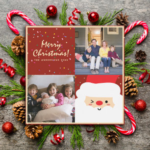 Create Your Photo Elegant Family Photo Christmas Holiday Card