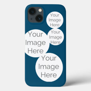create your photo phone case teal blue