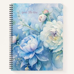 Create Your Shabby Chic Cabbage Roses Floral Notebook