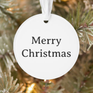 Create Your Simple Brand Promotion Acrylic Circle Ornament