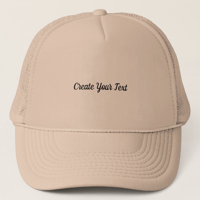 Create your Text Printed Stylish Hat-Caps Trucker Hat (Front)