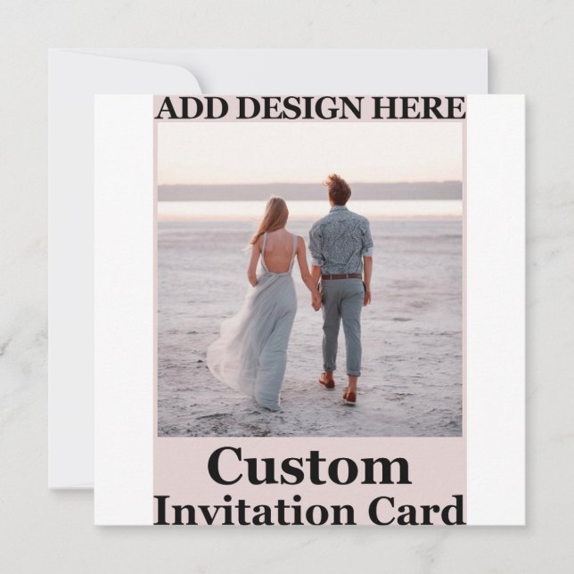 create your unique custom thank you card (Front)