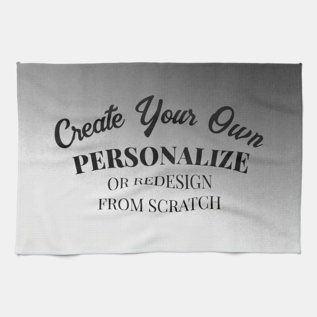 Create Your Very Own Custom Tea Towel (Horizontal)