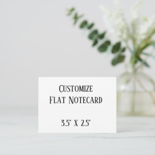 create your won personalise 3.5" x 2.5" Squared Card
