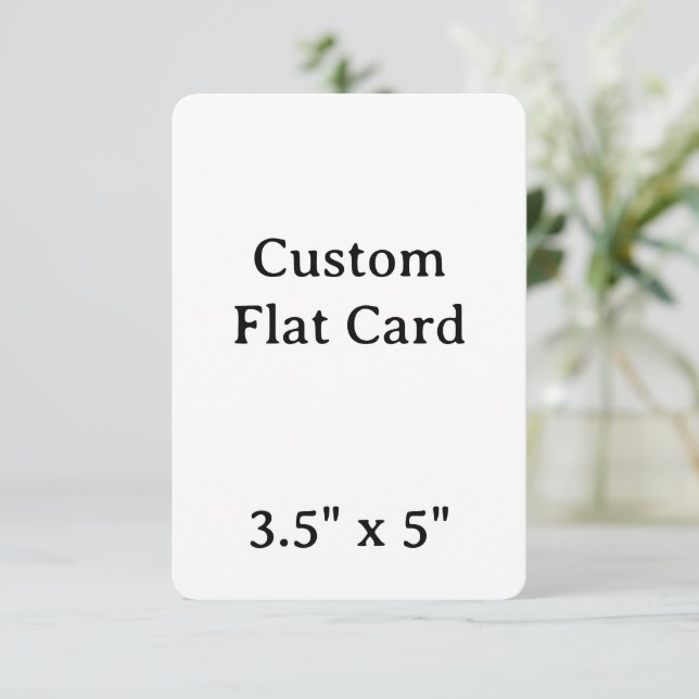 create your won personalise 3.5" x 5" Rounded (Standing Front)