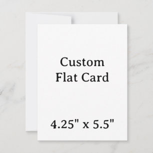 create your won personalise 4.25" x 5.5" Squared
